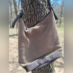 Stylish Tan and Sak Bag